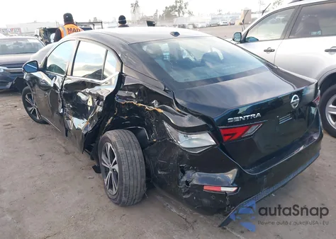 2022 Nissan Sentra Sv Xtronic Cvt z USA, uszkodzony, nr VIN 3N1AB8CVXNY256375